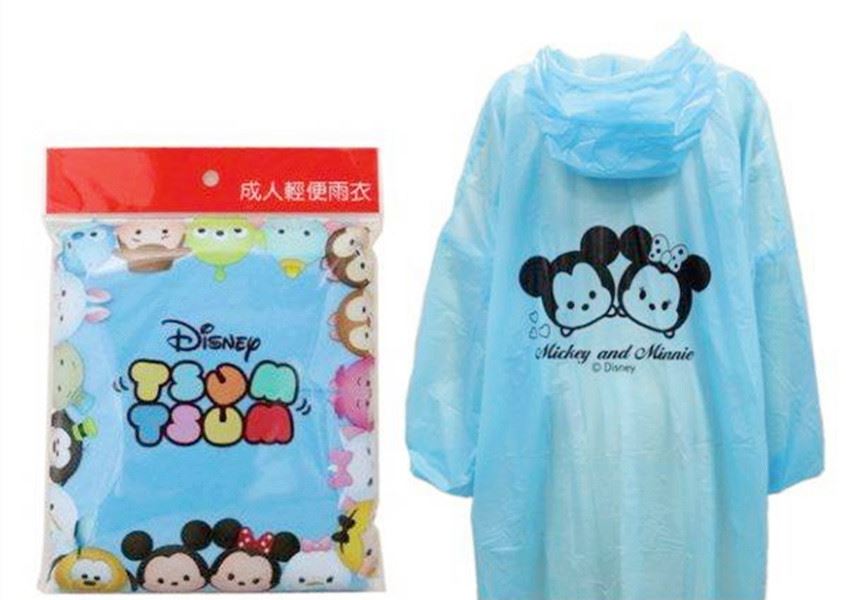 Disney 迪士尼系列  米奇TSUMTSUM .維尼. 史迪奇 成人輕便雨衣-  PMK435-TSUM  . PPH011-維尼 . PSH012-史迪奇
