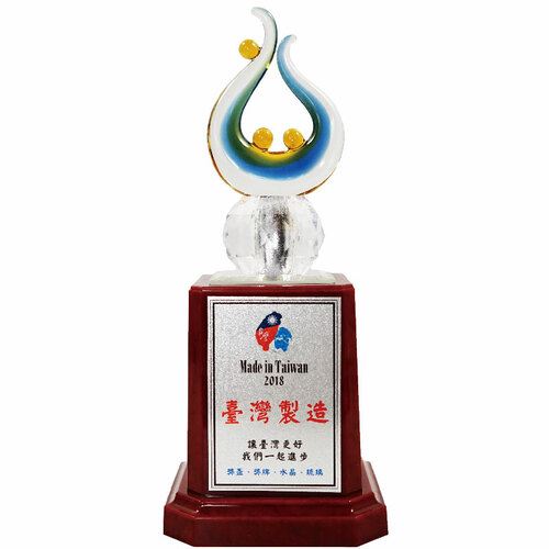 拉絲琉璃獎座-CBL-007/榮耀