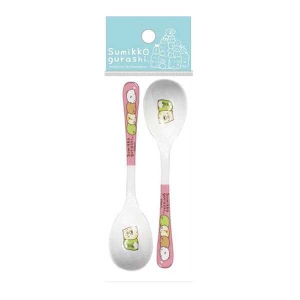 台灣製  敦景 Sumikko Gurashi 角落生物-小夥伴 SG56421 長湯匙 2p 4718733243347