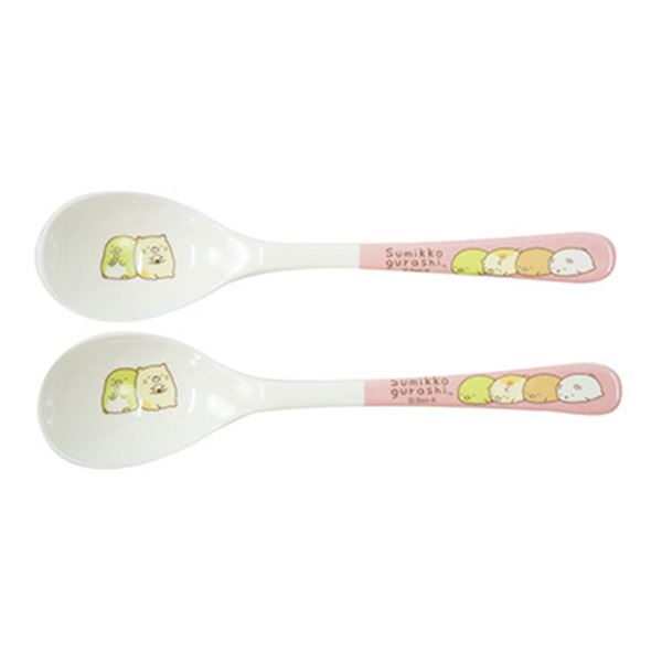 台灣製  敦景 Sumikko Gurashi 角落生物-小夥伴 SG56421 長湯匙 2p 4718733243347
