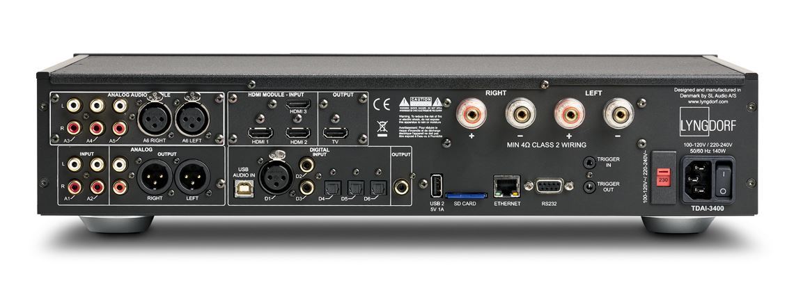 統元音響  丹麥Lyngdorf Audio - TDAI-3400 數位綜擴