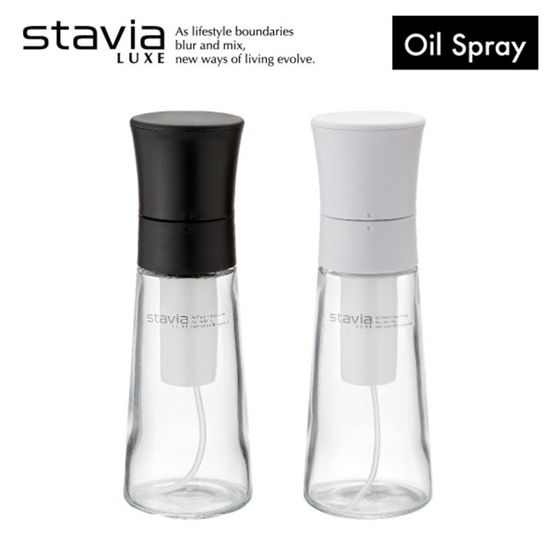 RISU  stavia  LUXE  M 幫浦式噴油小瓶 - 黑  . 白