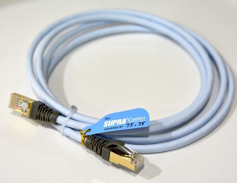 統元音響   瑞典SUPRA   Cat 8 Ethernet Cable 乙太網路專用線 