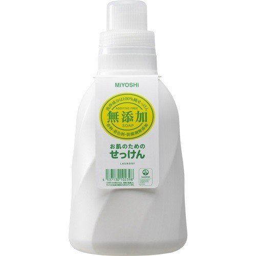 日本製  MIYOSHI  無添加植物性 洗衣精 1100ml   4537130102398