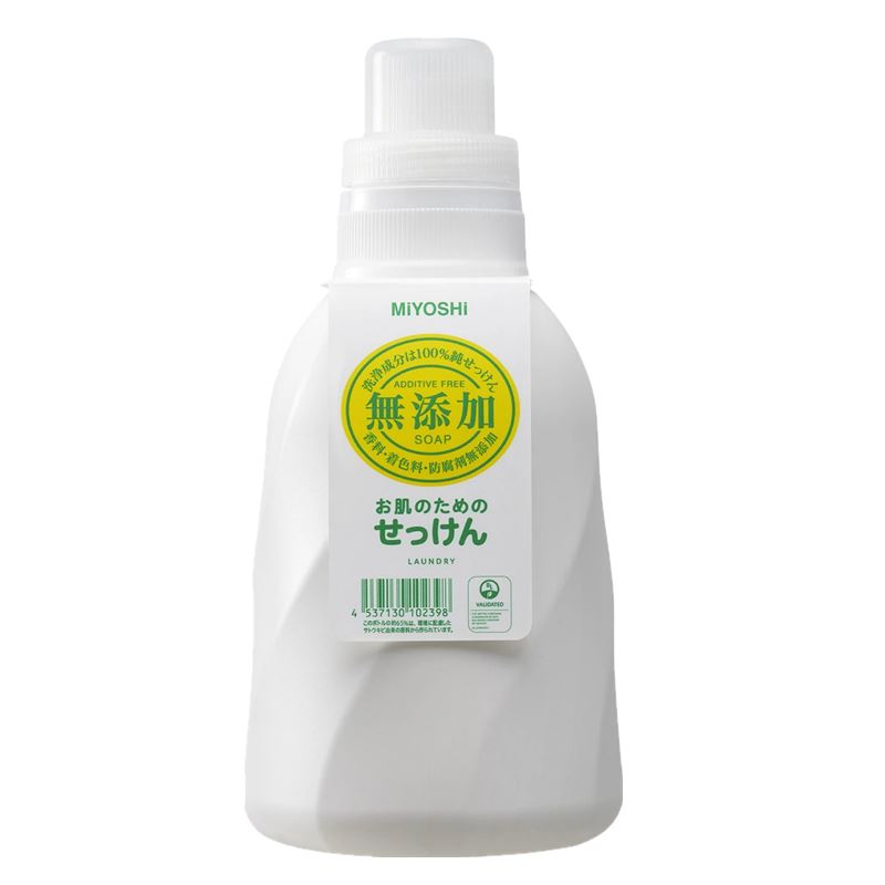 日本製  MIYOSHI  無添加植物性 洗衣精 1100ml   4537130102398
