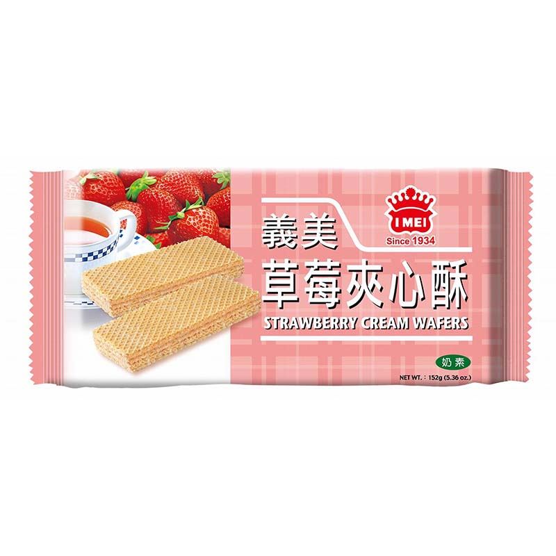 義美夾心酥-草莓152g