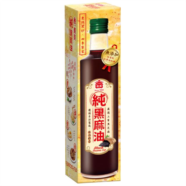義美100%純黑麻油