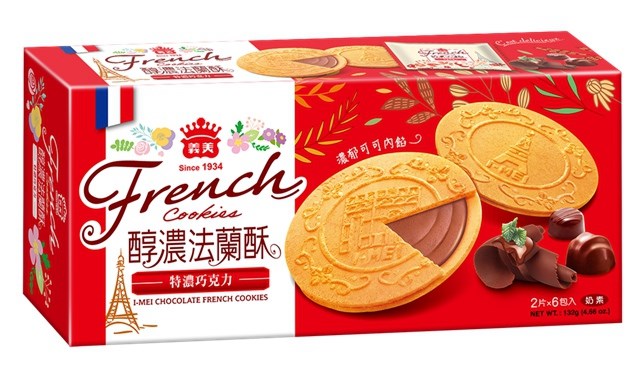 義美法蘭酥-巧克力132g