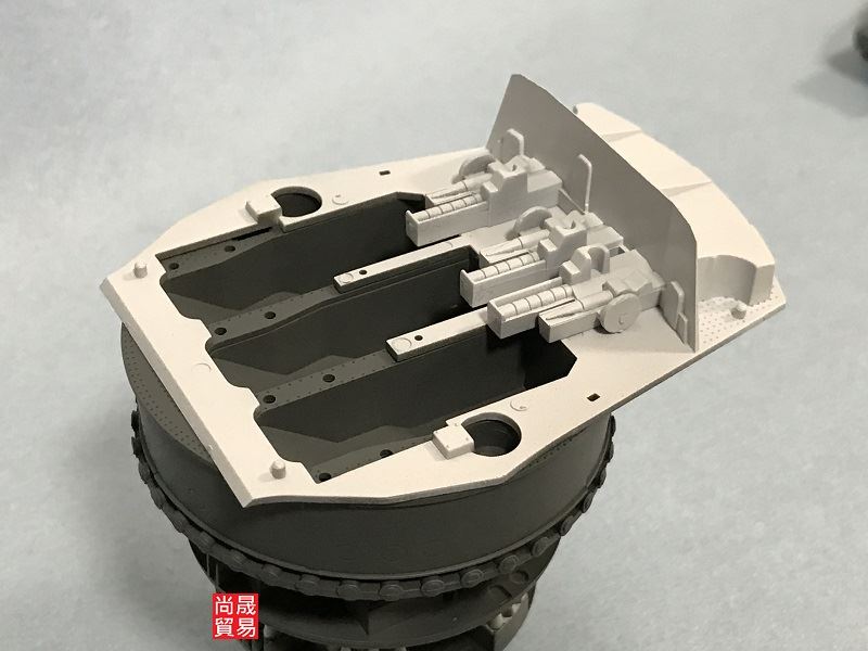 FUJIMI 1/200 戰艦大和 九四式 46cm 3連裝主砲塔 富士美 裝備品1 組裝模型