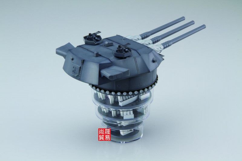 FUJIMI 1/200 戰艦大和 九四式 46cm 3連裝主砲塔 付增設機槍 富士美 裝備品3 組裝模型