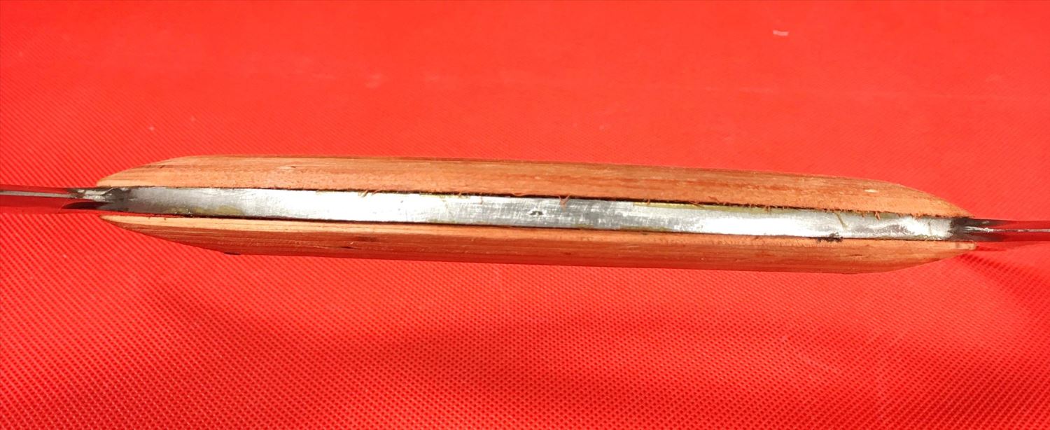 I-24雙鉞(不銹鋼)握把圓形(外包整圈木頭)大陸製
