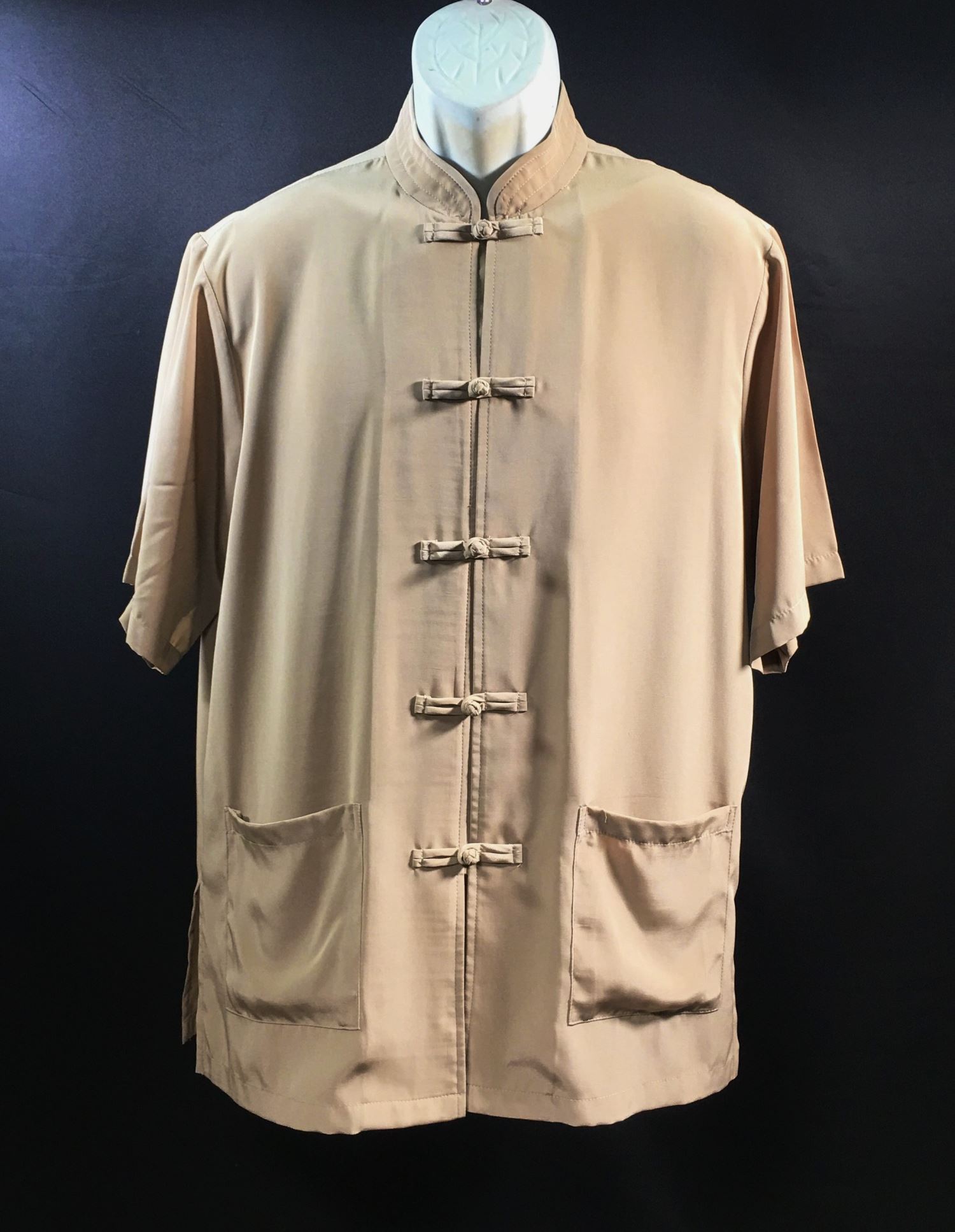 Q-16排扣(水洗絲)-(長.短袖)台灣製造