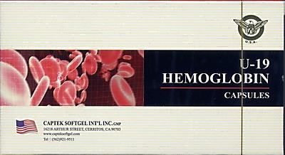 U-19血紅素膠囊 // U-19 HEMOGLOBIN Capsules 60'S