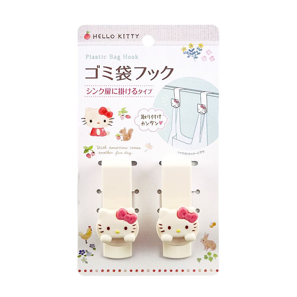 三麗鷗系列 Hello Kitty凱蒂貓 K/T 18995塑袋勾  4573135587907