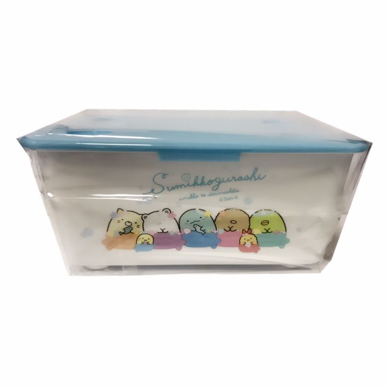 台灣製  Sumikko Gurashi 角落生物-小夥伴 掀蓋置物盒 4713077268384