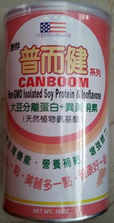 康群普而健CANBOOM-大豆分離蛋白+異黃酮素 454g