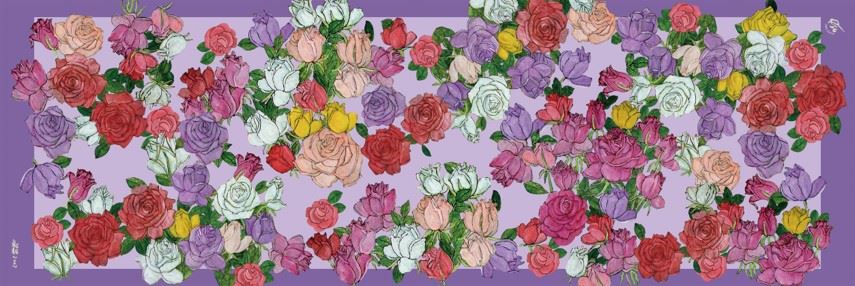 吳昊 玫瑰園絲巾