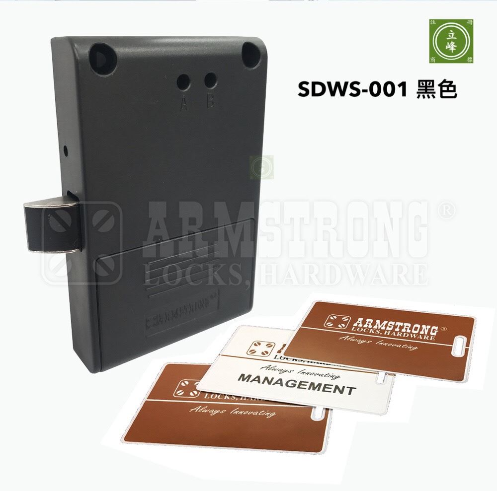 【黑色】SDWS-BK001隱藏感應電子鎖