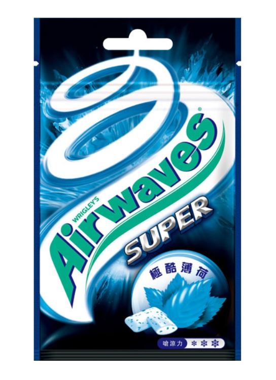 Airwaves極酷嗆涼無糖口香糖-極酷薄荷