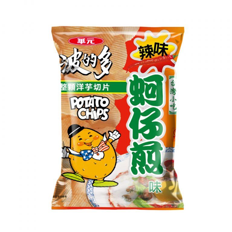 華元波的多洋芋片-蚵仔煎辣味口味