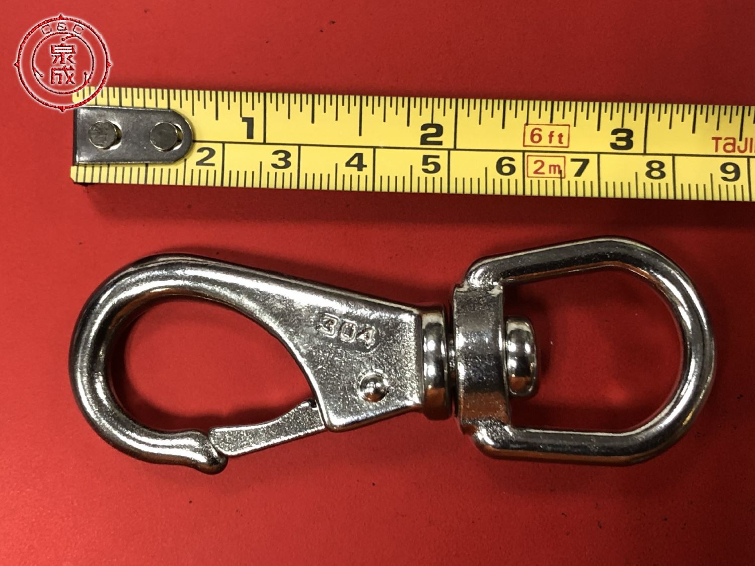 白鐵迴轉安全鉤B型-NO.1