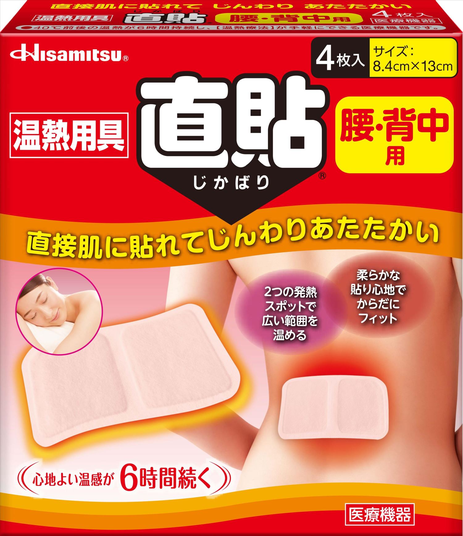  撒隆巴斯-直貼 腰背４片