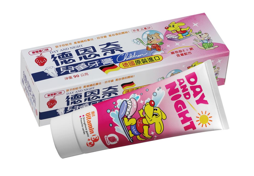 德恩奈兒童牙膏92g 草莓 & 水蜜桃