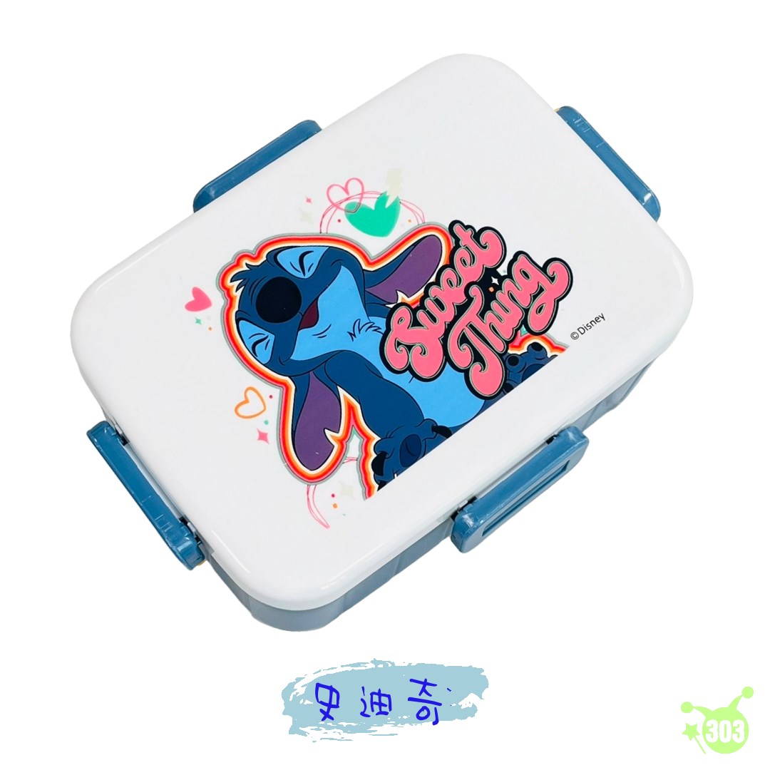 【虹斌】迪士尼系列便當盒-史迪奇/維尼