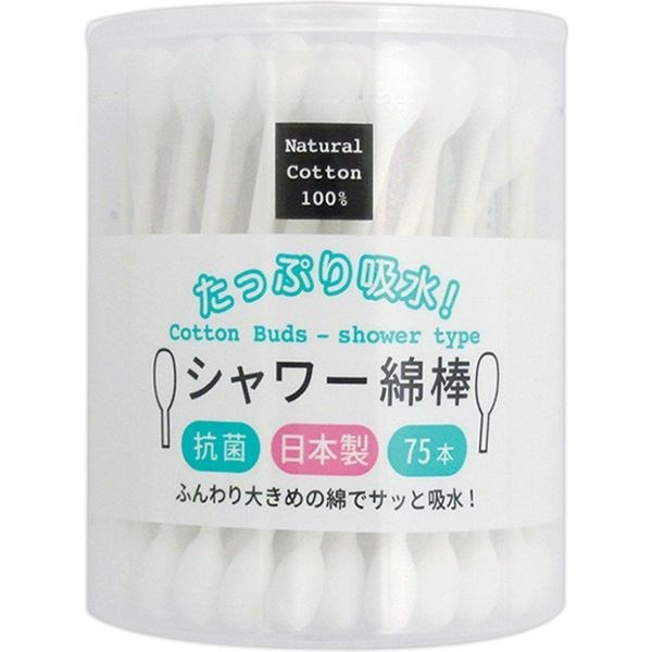 【協和紙工株式會社】大圓頭棉花棒-75入  4969757148235