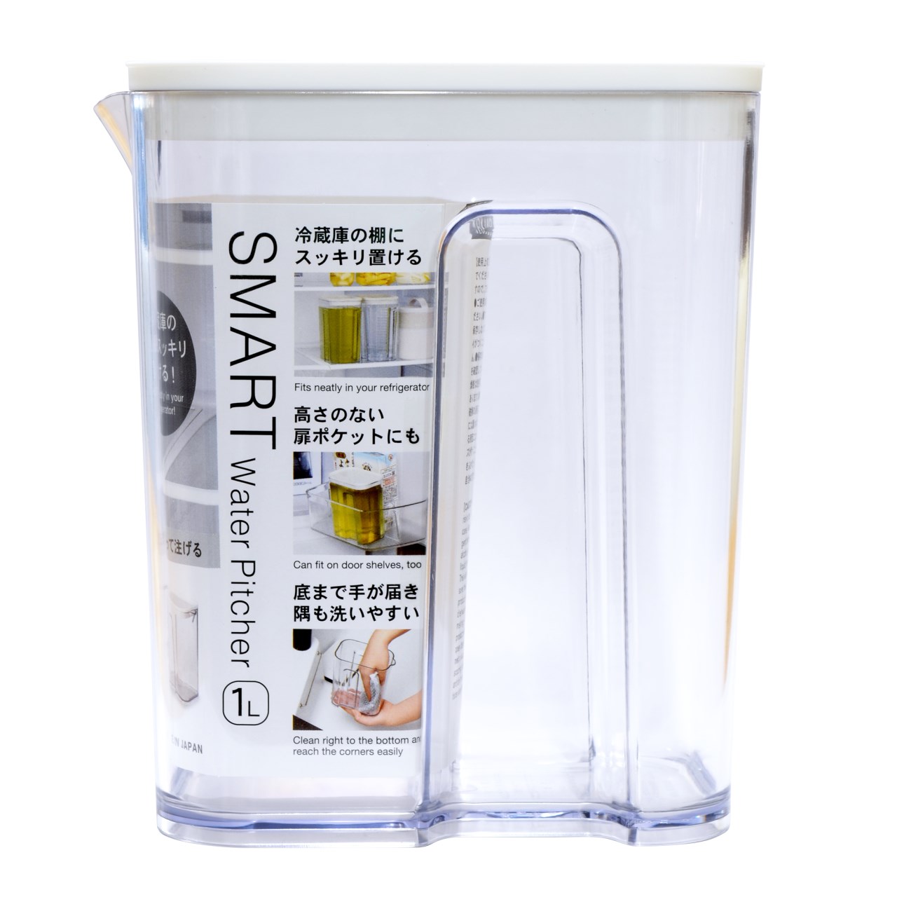 【KOKUBO】 KK-622 Smart冷水瓶1.1L-白色 4956810806225