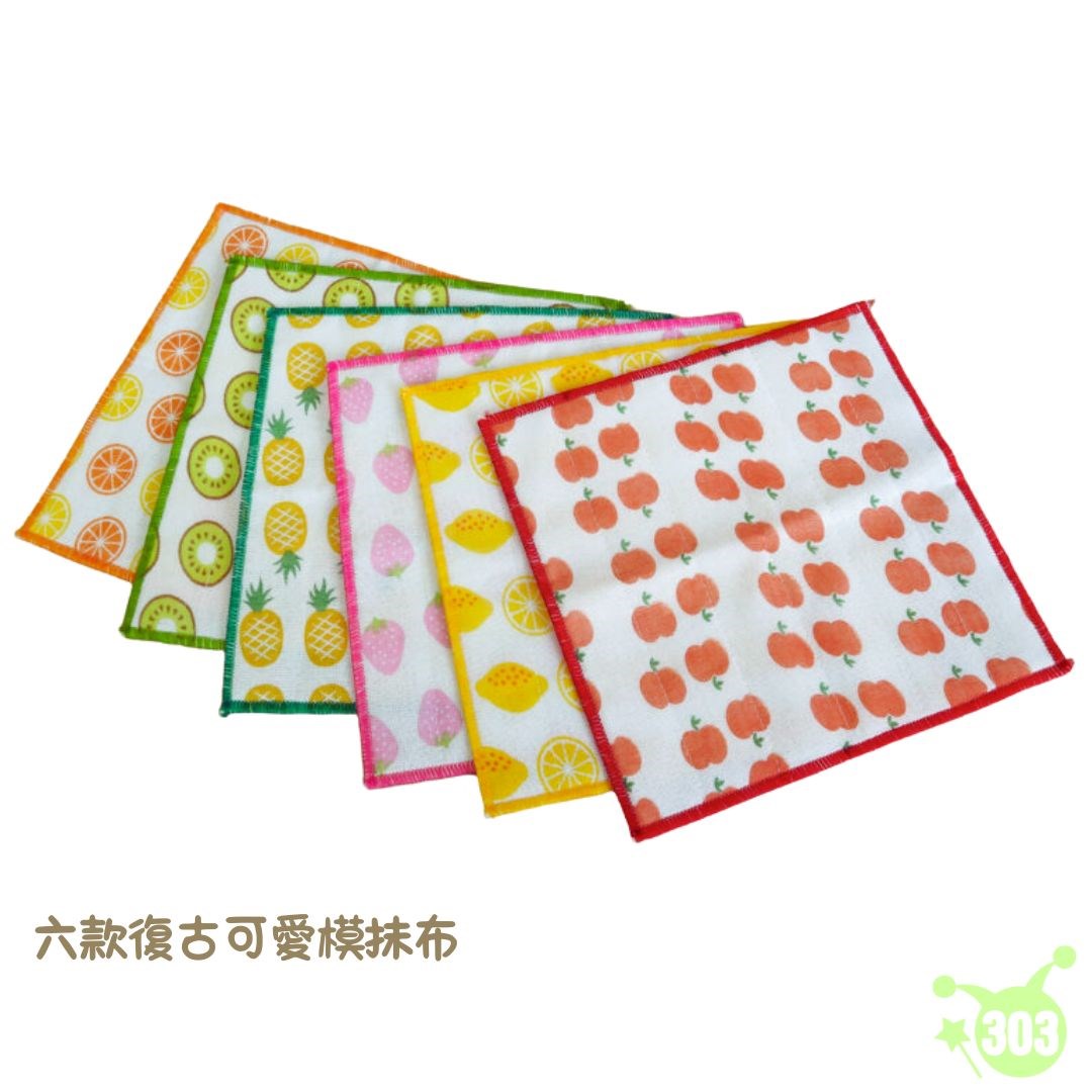 【小久保】水果圖案 吸水抹布