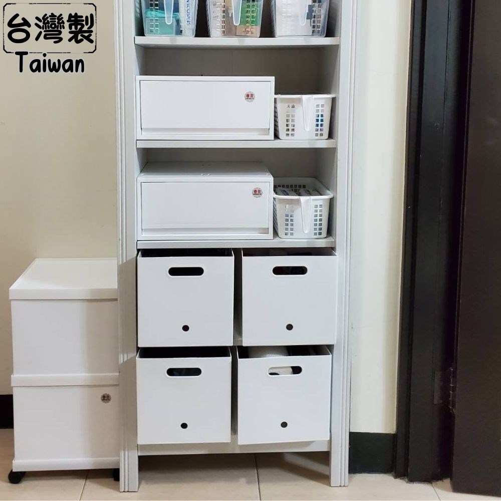 台灣製 附蓋收納箱 衣物收納箱 23L