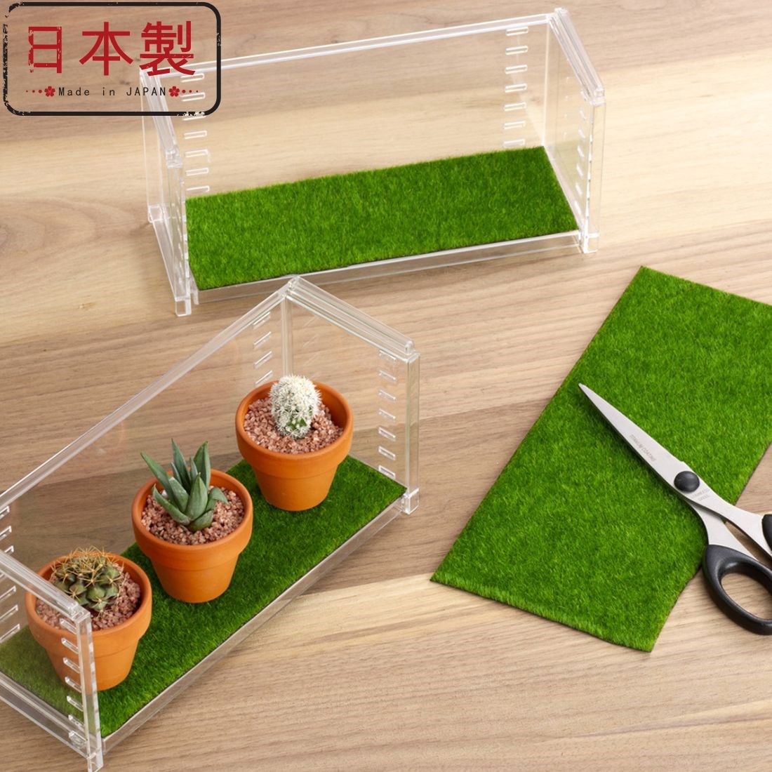 日本製 可調層板透明展示架
