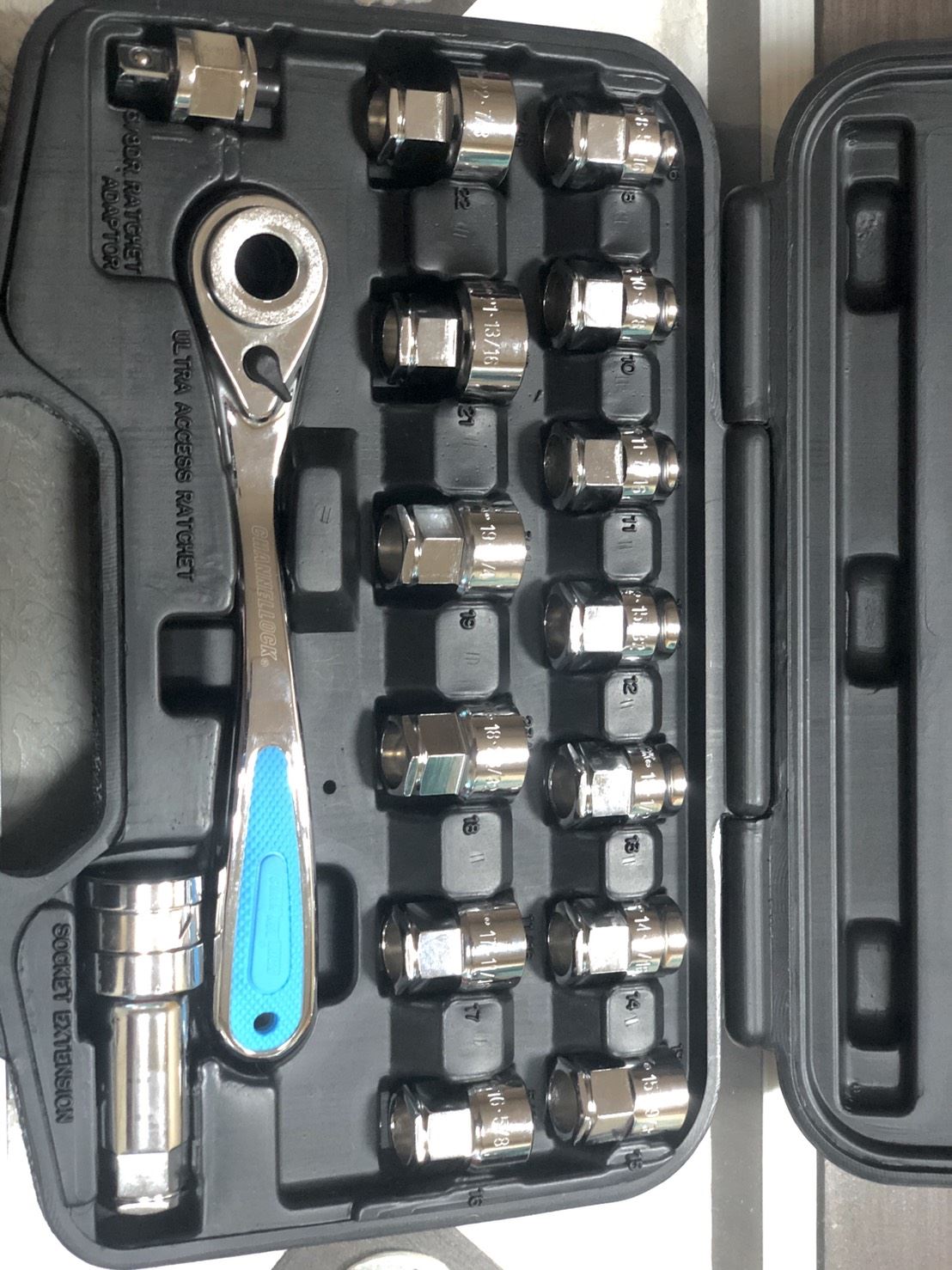 16Pcs Go-thru Socket set