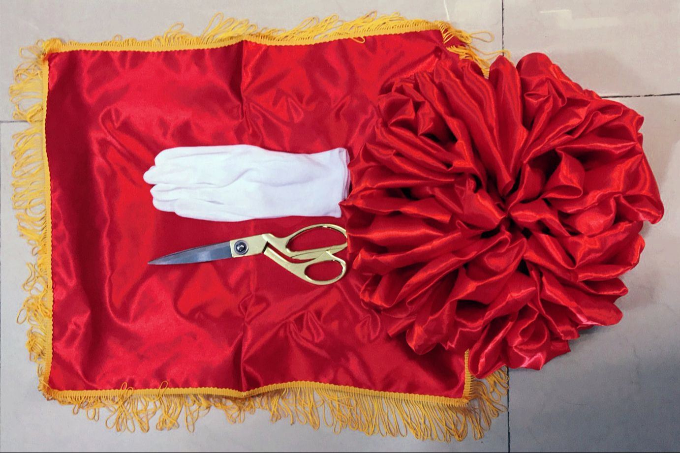 剪綵用品-白手套(有扣)