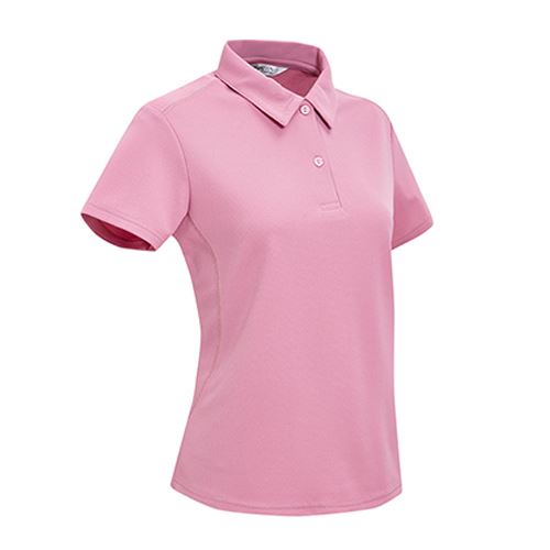 瑞多仕 DB8839 女款COOLMAX+隔濕紗 女本布領POLO 粉紫色