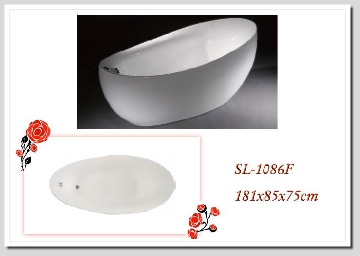 SL-1086F 高亮度壓克力浴缸 