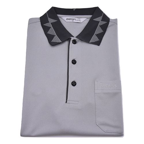 瑞多仕 DB8720 男款THERMOCOOL 男POLO(門襟出芽) 鴿灰色