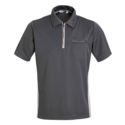 瑞多仕 DB8554 男款COOLMAX 男短袖POLO 綠灰褐色/大地米灰色