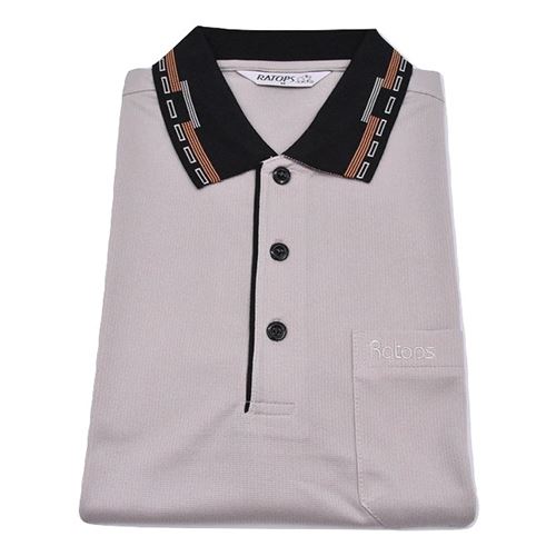 瑞多仕 DB8723 男款THERMOCOOL 男POLO(門襟出芽) 淺駝色