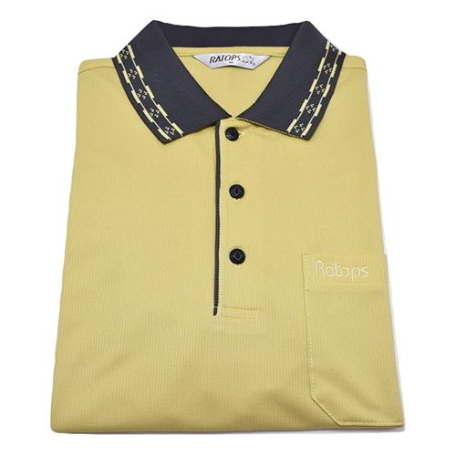 瑞多仕 DB8725 男款THERMOCOOL 男POLO(門襟出芽) 檸檬黃綠色