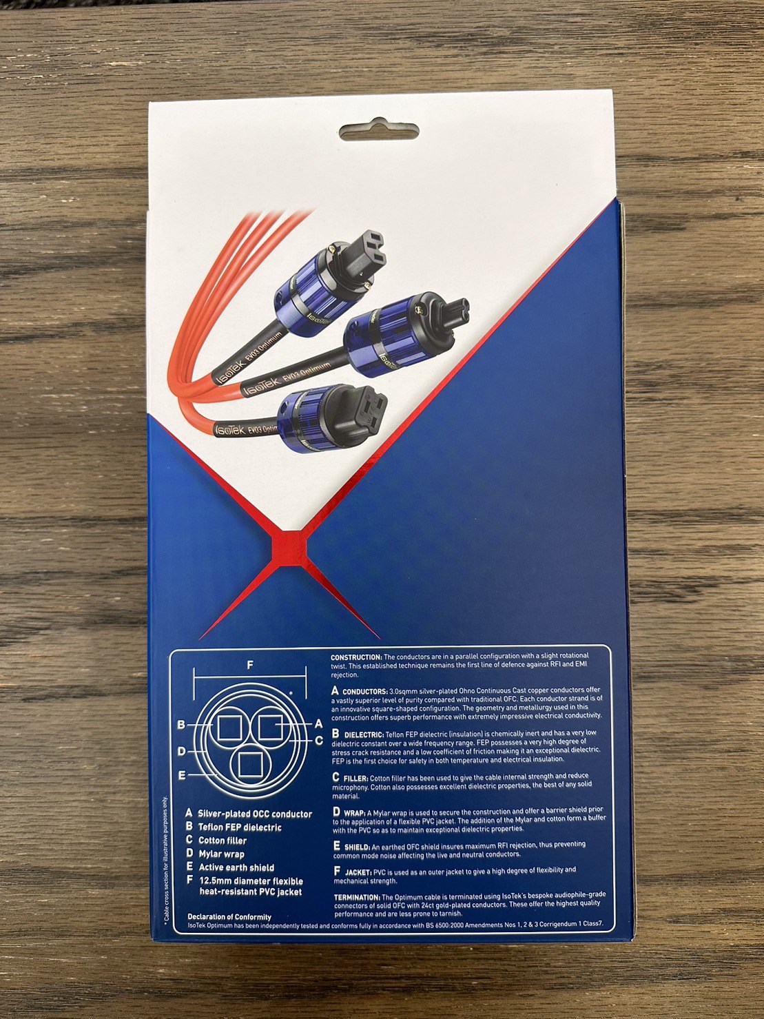 英國 IsoTek - EVO3  Optimum 電源線