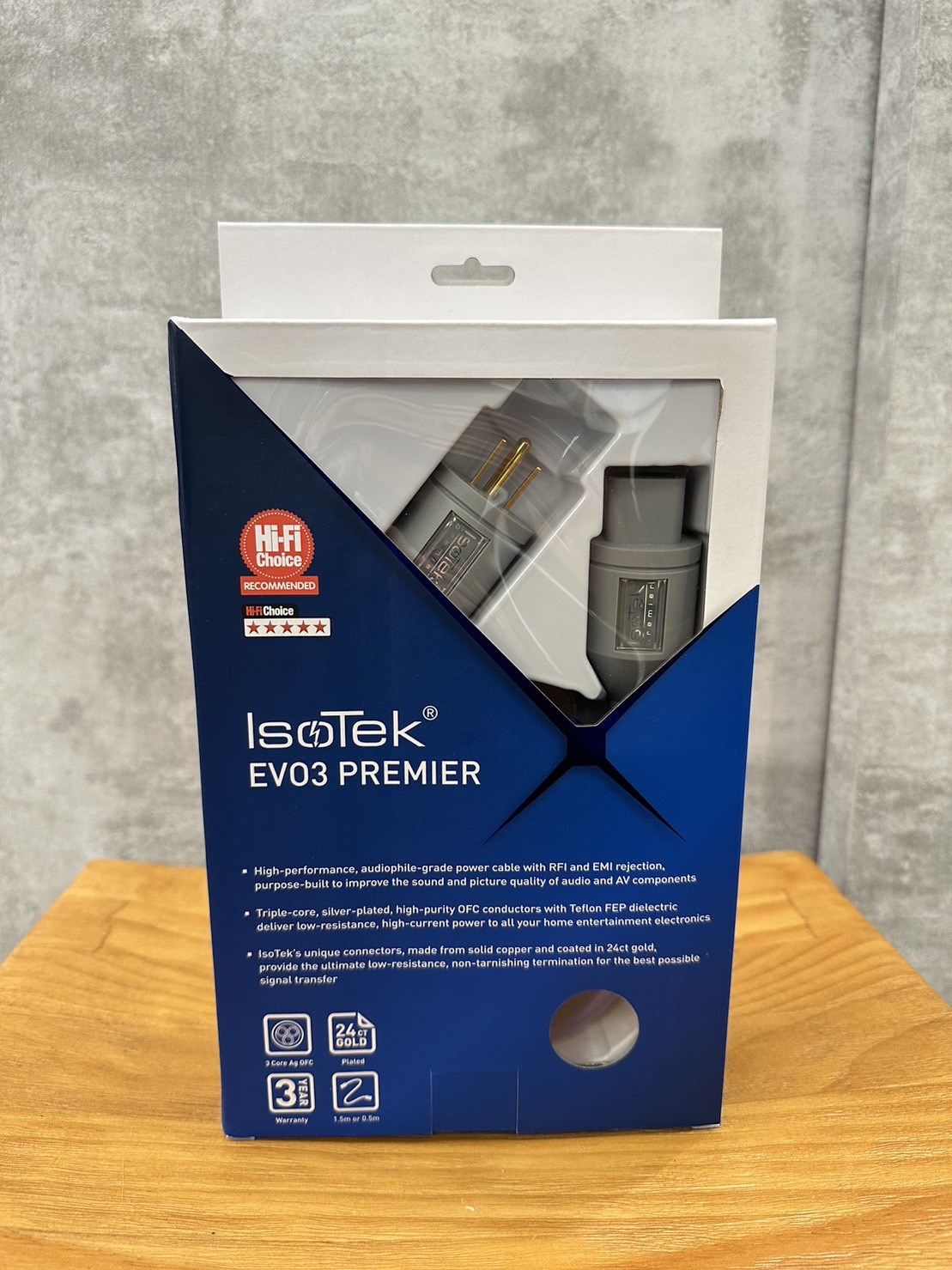  英國 IsoTek - EVO3 Premier 電源線