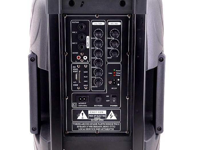器材出租-AK-120旅行音箱(12吋單體)免插電+有線麥克風X1-(非販售)-日租1000/24h /多日優惠另洽