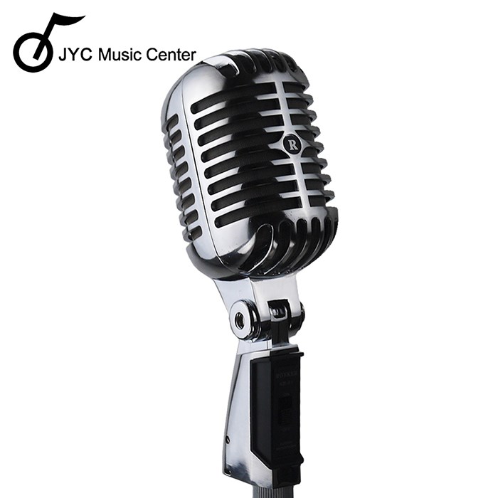 器材出租-JYC Music KB-81復古麥克風出租(非販售)-銀色高音質人聲麥克風/日租800/24h /多日優惠另洽