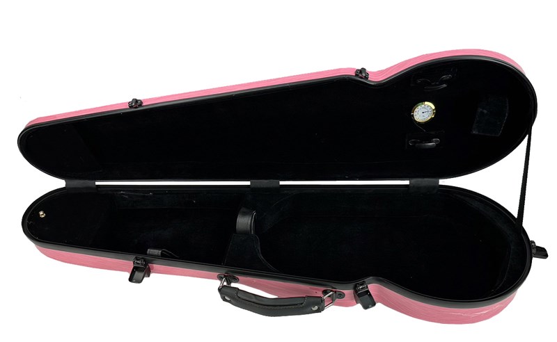 JYC Music JV-1001N粉紅刷線-4/4小提琴三角硬盒/輕量級複合材料/僅重1.69kg 限量款