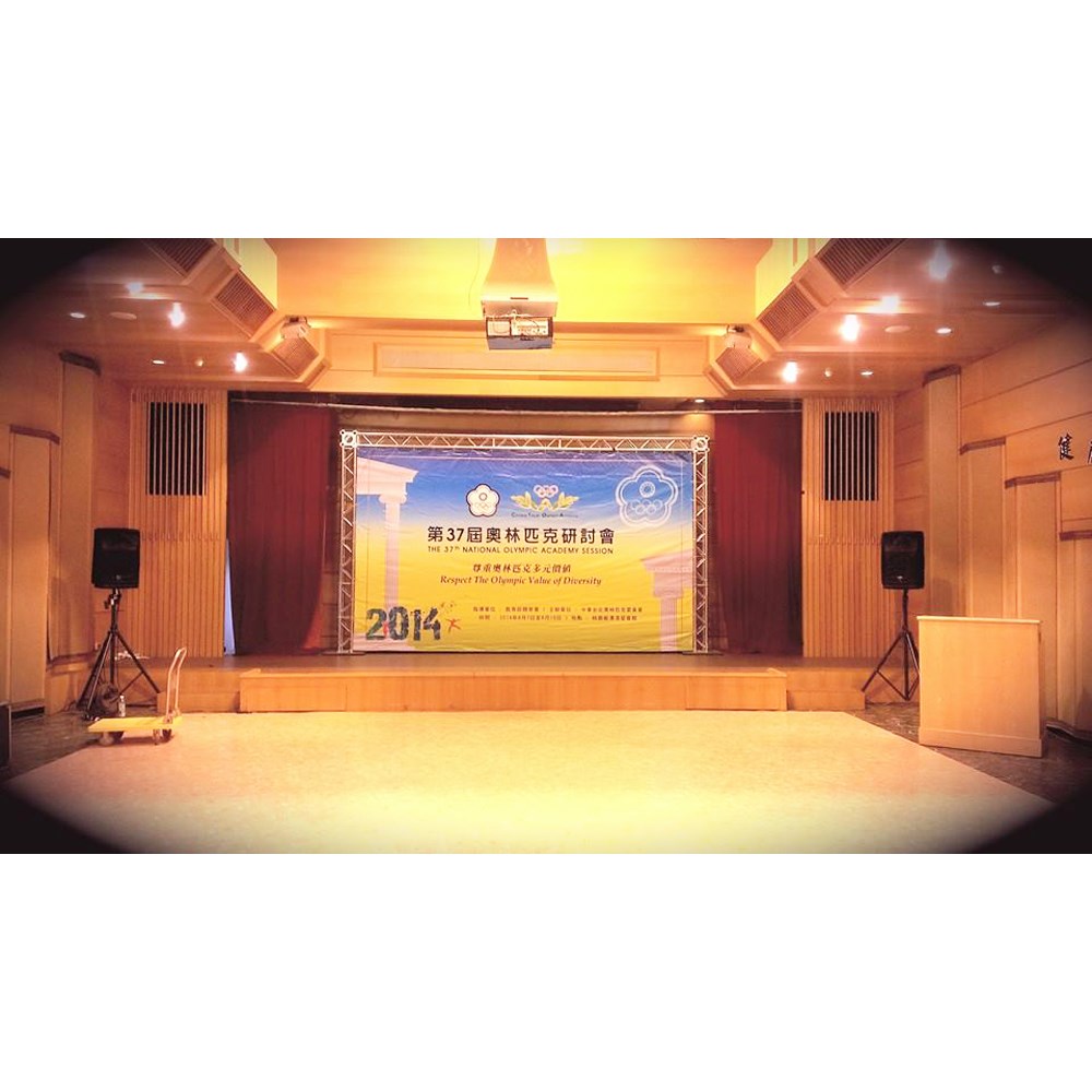 器材出租-TRUSS結構300x600範例+大圖輸出施工安裝(非販售)-依造尺寸及距離報價/多日優惠另洽