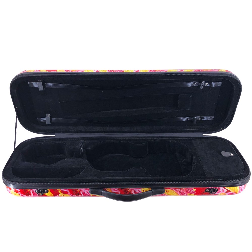線上樂器展-JYC Music JV-4001Q 玫瑰情緣小提琴四方盒/贈V-80N綠檀木小提琴演奏弓4/4限量優惠
