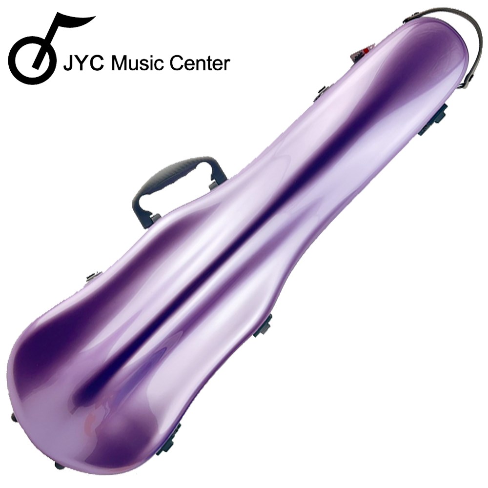 JYC Music PC-01小提琴盒-磨砂紫色/軟墊懸掛系統/可移動式內襯/羽量級1.5公斤/PC複合材料/原廠公司貨