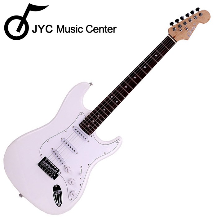 JYC Music 最新款入門嚴選ST-1電吉他-鋼琴白/加贈5好禮市價超過16XX